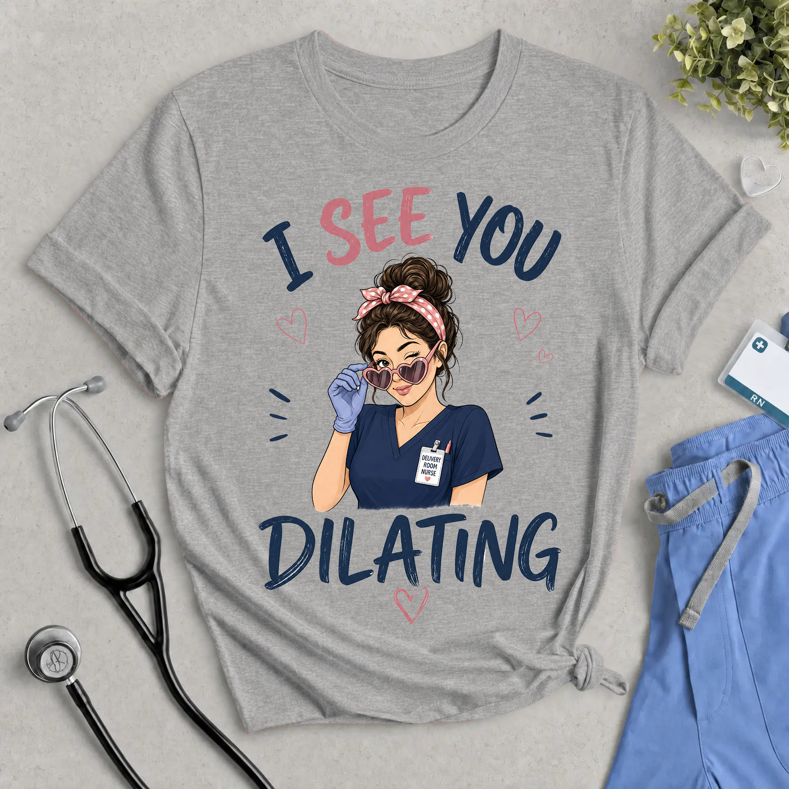 I See You Dilating Nurse T-Shirt