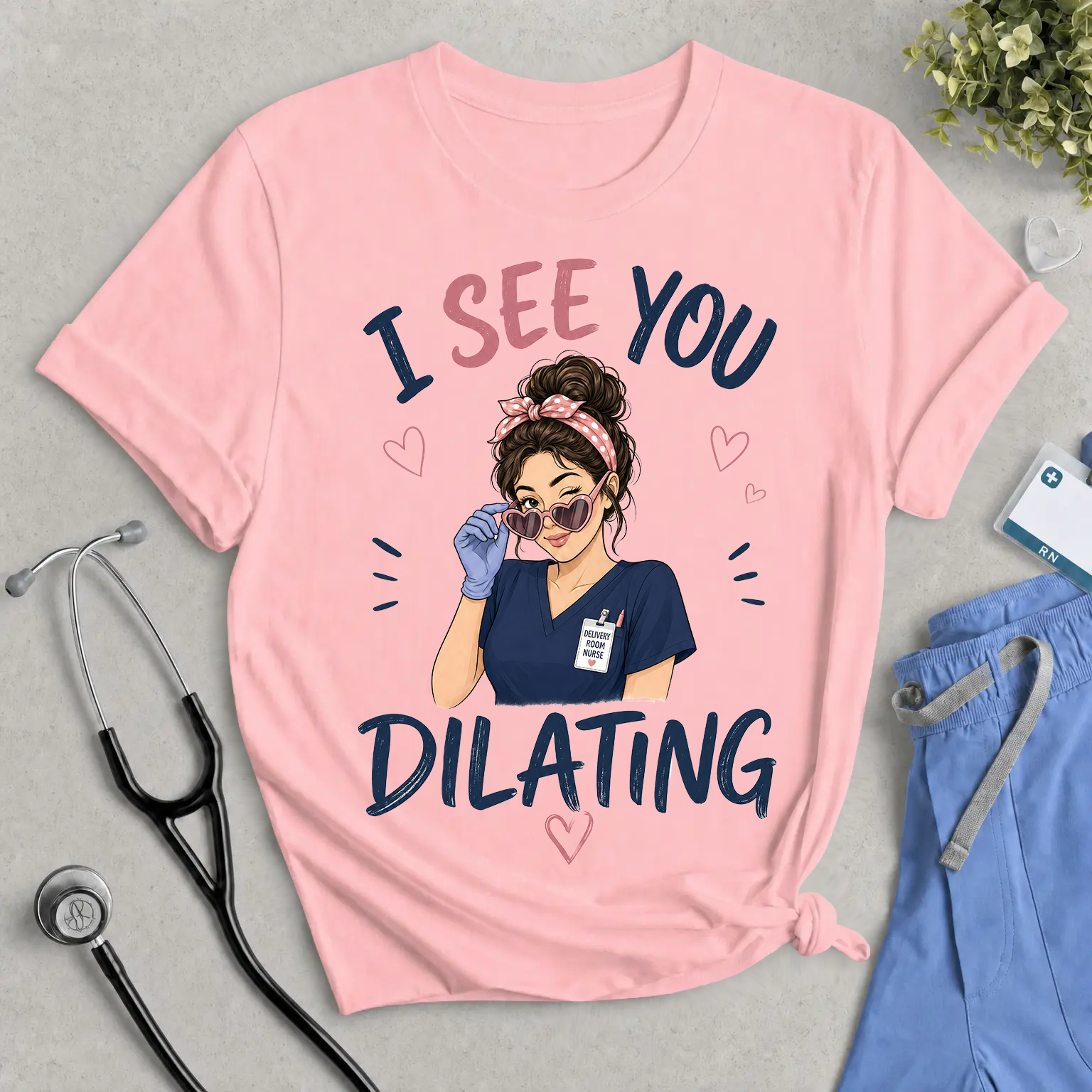 I See You Dilating Nurse T-Shirt