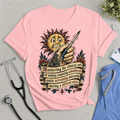 The Difficult Stick Dialysis Nurse T-Shirt - Funny Tattoo Style Cannulation Tee