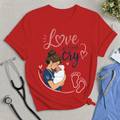 Love at First Cry Baby NICU Nurse T-Shirt